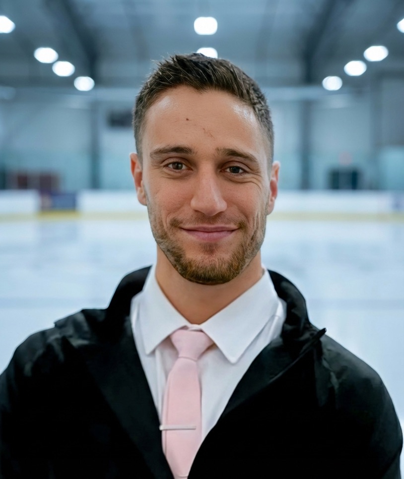 Coach Tony Steege at the rink